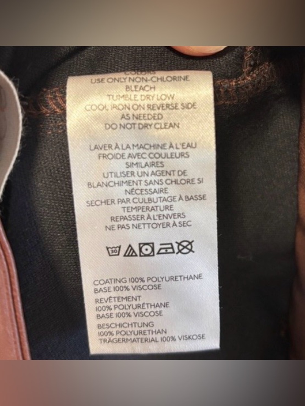 Pilco The Rylan Faux-Leather High-Rise Flare Pants / Size 26 / NWT /Retails $148 - Picture 7 of 8